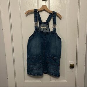 Free people overall smock mini dress